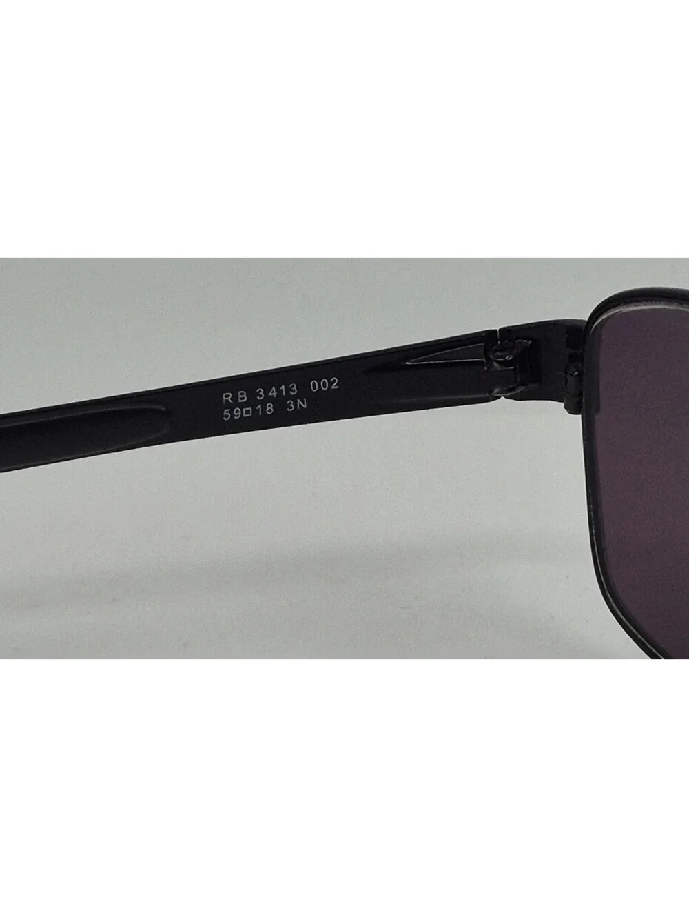 RAY BAN RB3413 002 BLACK 59/18 3N SUNGLASSES FRAME ONLY  EYEGLASSES